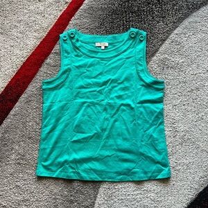 Hobbs London Teal Sleeveless Top